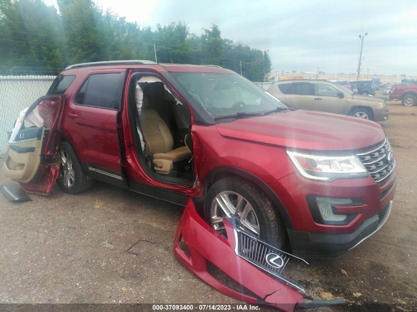 2017 FORD EXPLORER XLT - 1FM5K7D85HGE33000