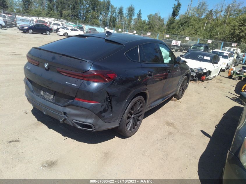 5UXCY6C08M9H53928 2021 BMW X6, photo no. 4