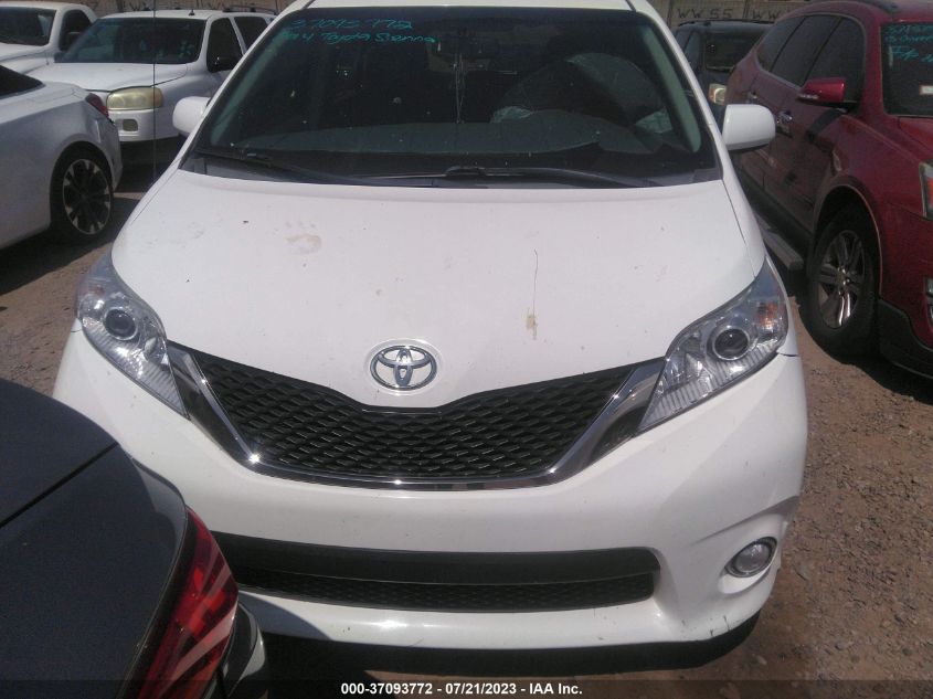 2014 TOYOTA SIENNA SE - 5TDXK3DC1ES418327