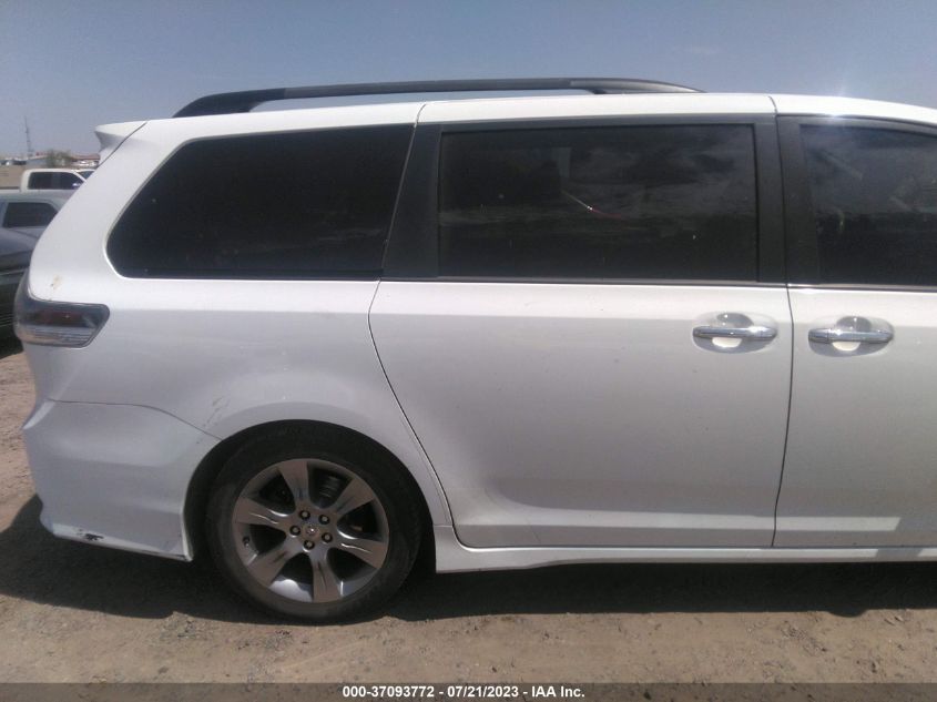 2014 TOYOTA SIENNA SE - 5TDXK3DC1ES418327