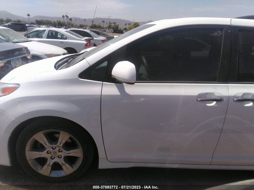 2014 TOYOTA SIENNA SE - 5TDXK3DC1ES418327