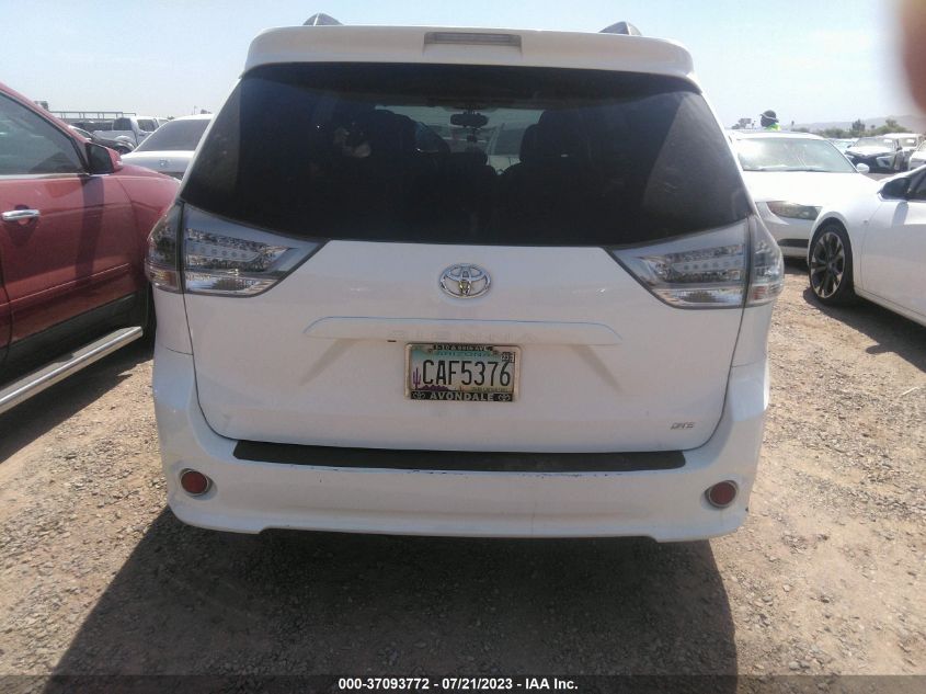 2014 TOYOTA SIENNA SE - 5TDXK3DC1ES418327