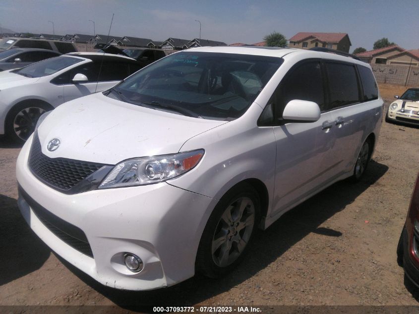 2014 TOYOTA SIENNA SE - 5TDXK3DC1ES418327