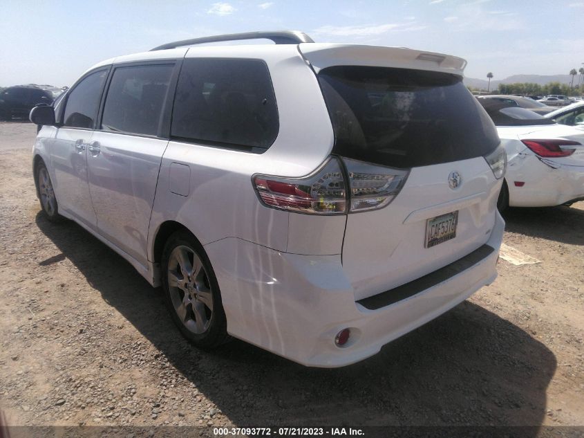 2014 TOYOTA SIENNA SE - 5TDXK3DC1ES418327