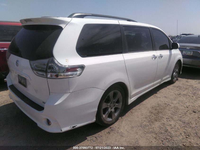 2014 TOYOTA SIENNA SE - 5TDXK3DC1ES418327