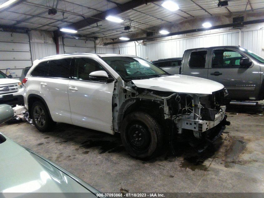 2018 TOYOTA HIGHLANDER LIMITED - 5TDDZRFH0JS875604