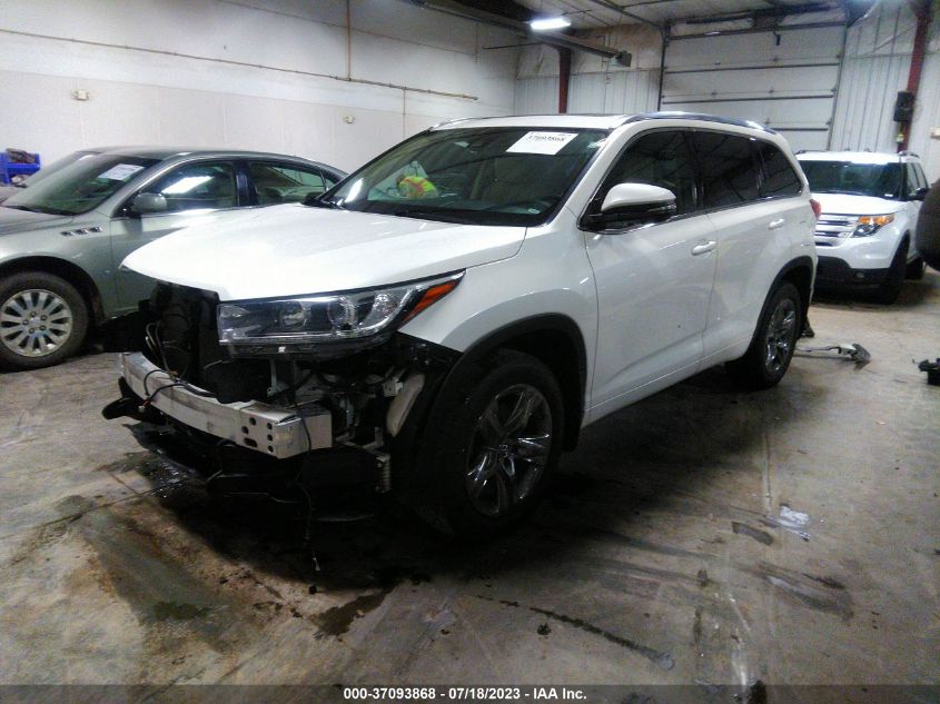 2018 TOYOTA HIGHLANDER LIMITED - 5TDDZRFH0JS875604