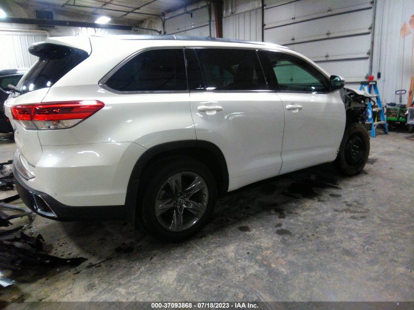 2018 TOYOTA HIGHLANDER LIMITED - 5TDDZRFH0JS875604