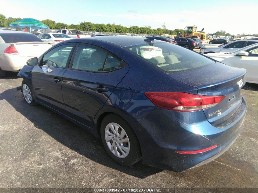 2017 HYUNDAI ELANTRA SE - 5NPD74LF8HH103301