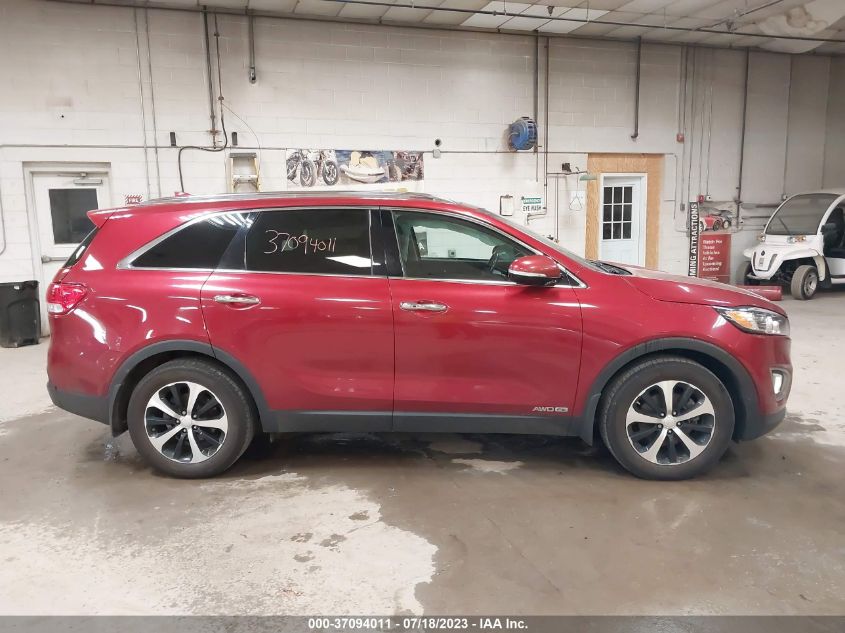 2016 KIA SORENTO EX - 5XYPHDA57GG088266