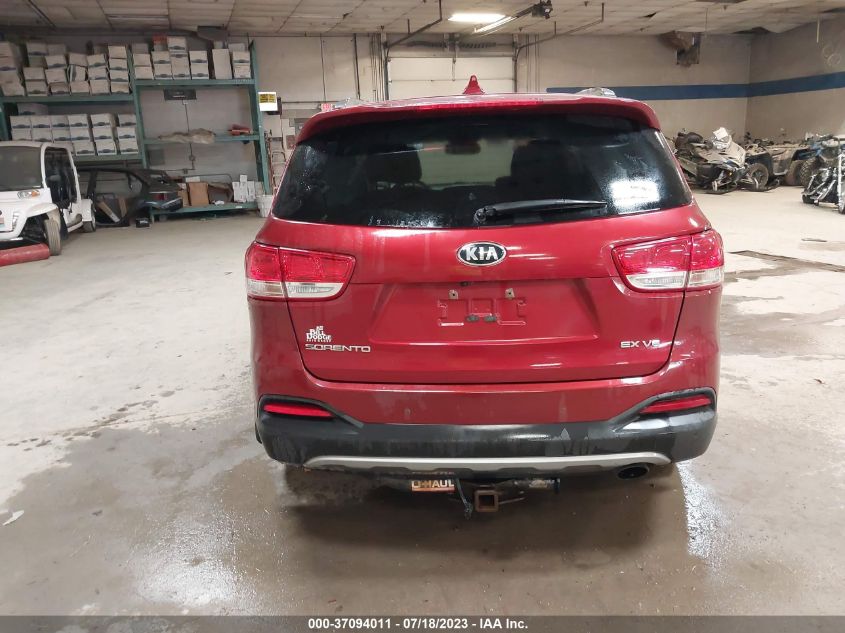 2016 KIA SORENTO EX - 5XYPHDA57GG088266