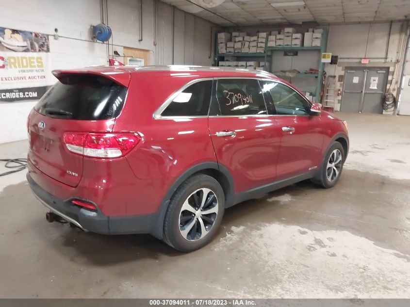 2016 KIA SORENTO EX - 5XYPHDA57GG088266