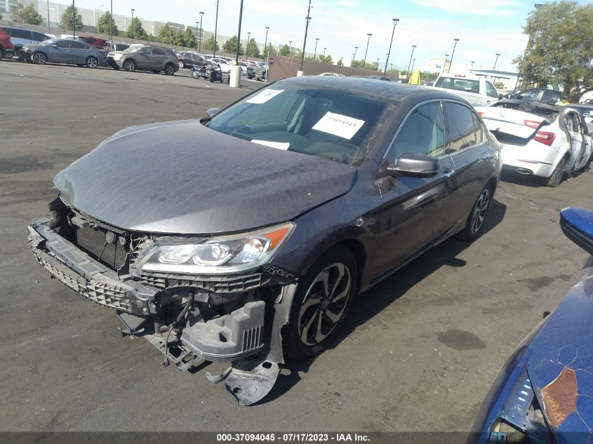 2017 HONDA ACCORD SEDAN EX-L V6 - 1HGCR3F85HA004473