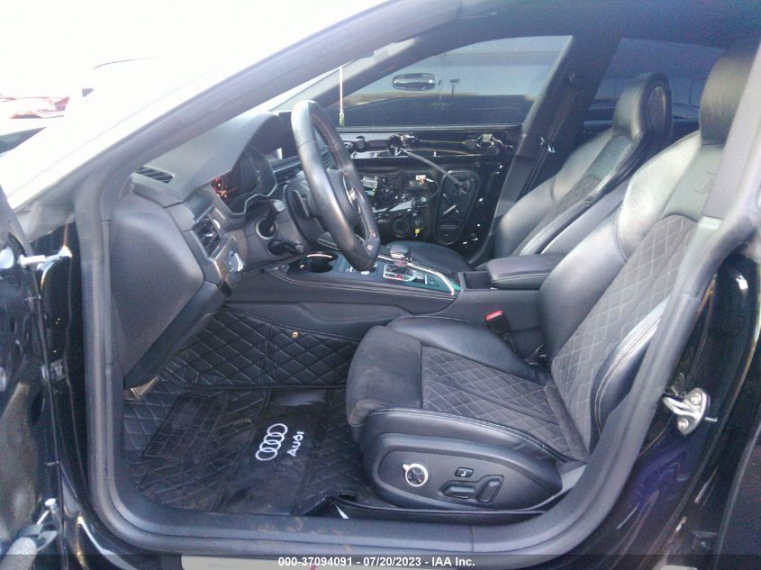2019 AUDI S5 SPORTBACK PREMIUM PLUS WAUB4CF50KA090603
