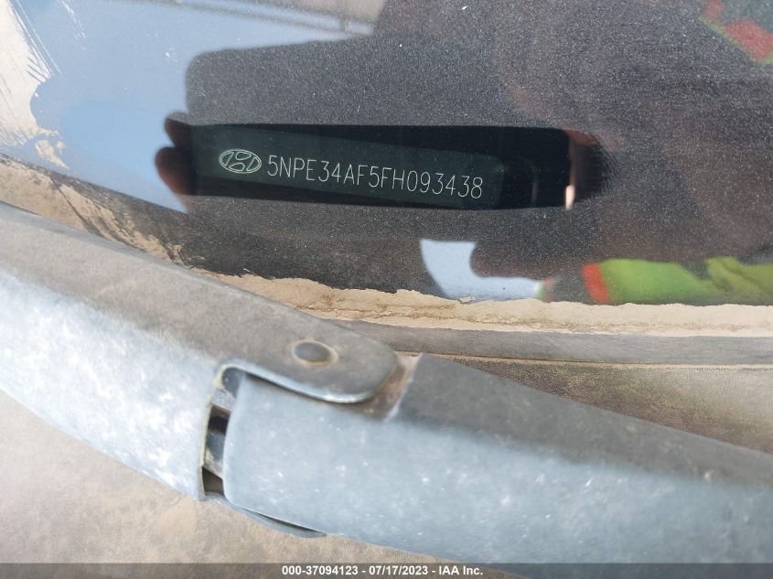 2015 HYUNDAI SONATA 2.4L SPORT - 5NPE34AF5FH093438