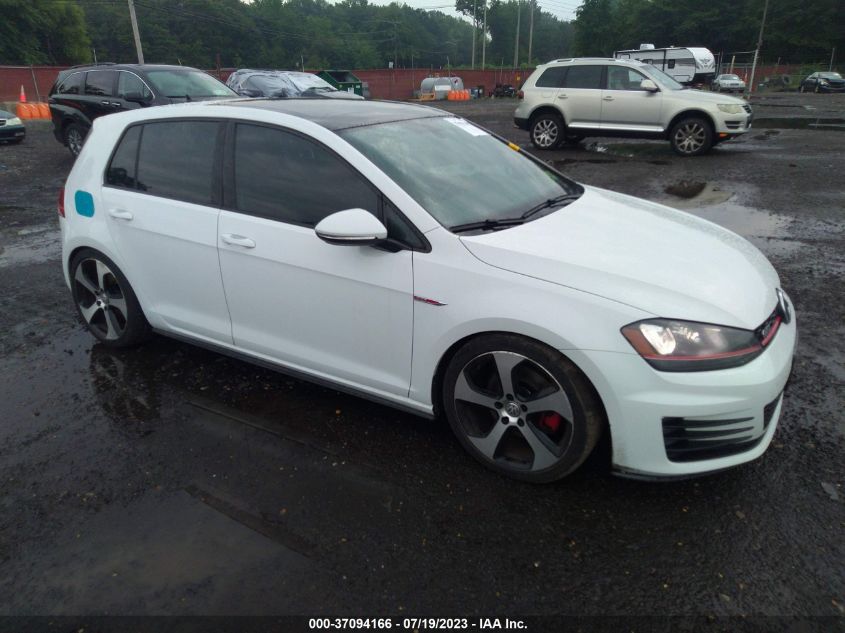 2015 VOLKSWAGEN GOLF GTI AUTOBAHN - 3VW5T7AU8FM003674