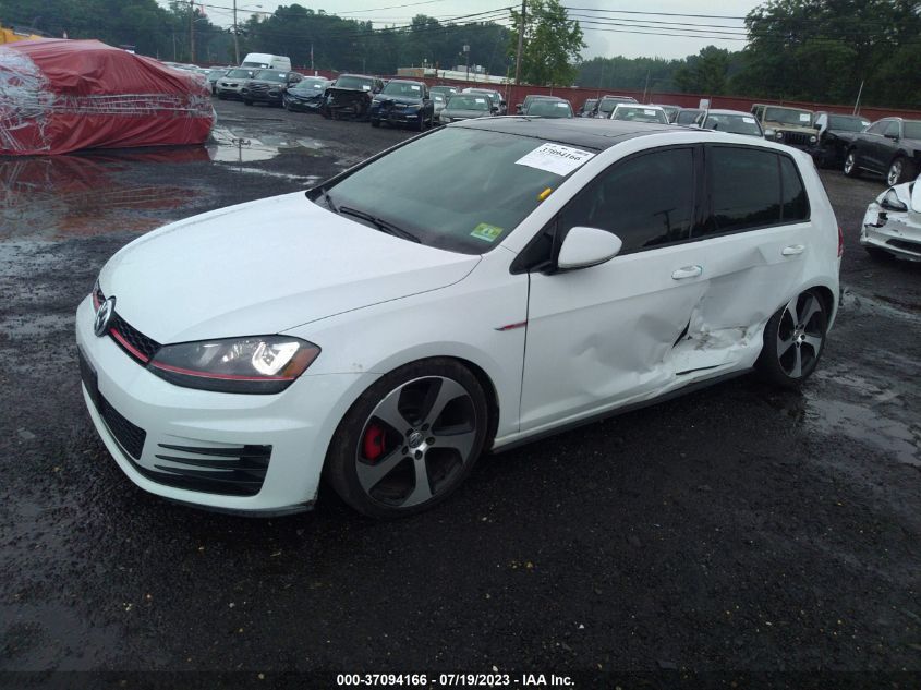 2015 VOLKSWAGEN GOLF GTI AUTOBAHN - 3VW5T7AU8FM003674