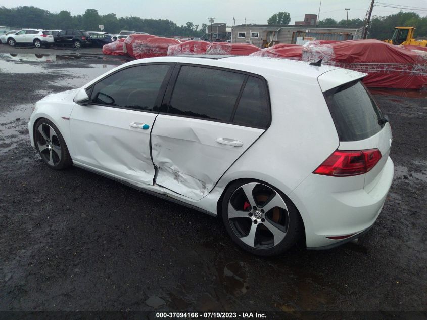 2015 VOLKSWAGEN GOLF GTI AUTOBAHN - 3VW5T7AU8FM003674