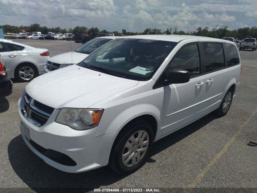 2016 DODGE GRAND CARAVAN SE - 2C4RDGBG5GR114557