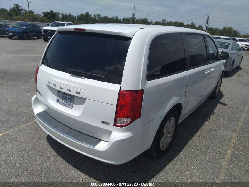 2016 DODGE GRAND CARAVAN SE - 2C4RDGBG5GR114557