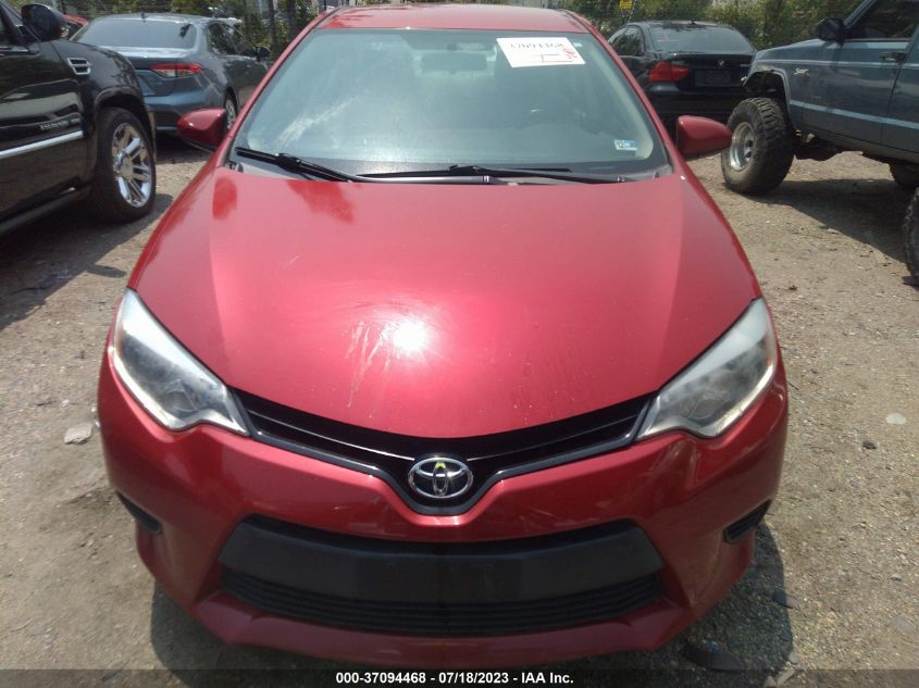 2014 TOYOTA COROLLA L/LE/LE PLS/PRM/S/S PLS - 2T1BURHE1EC140119
