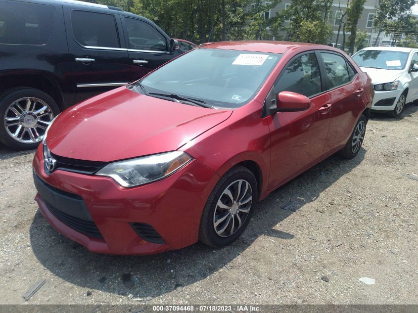 2014 TOYOTA COROLLA L/LE/LE PLS/PRM/S/S PLS - 2T1BURHE1EC140119