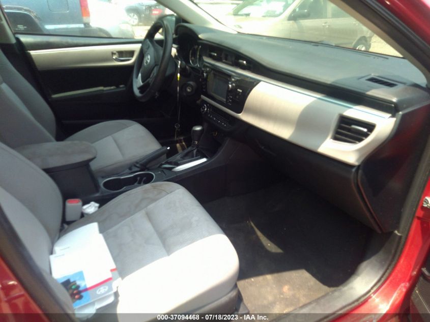 2014 TOYOTA COROLLA L/LE/LE PLS/PRM/S/S PLS - 2T1BURHE1EC140119