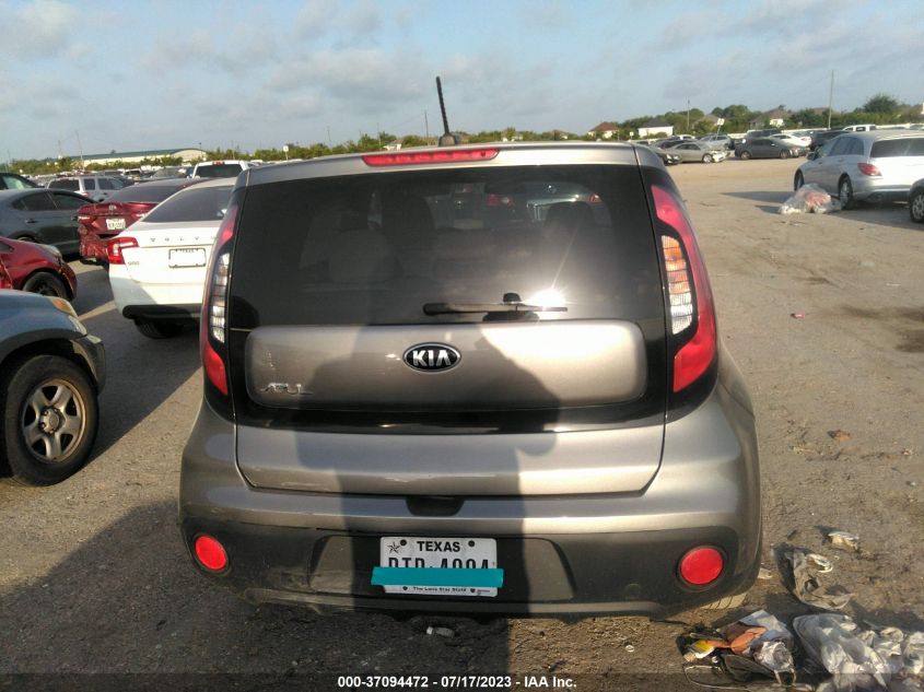 2018 KIA SOUL BASE - KNDJN2A25J7595616