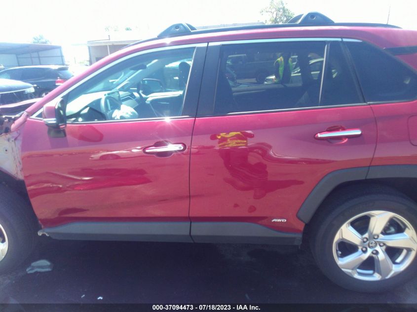 2021 TOYOTA RAV4 HYBRID LIMITED - 4T3D6RFV0MU010732