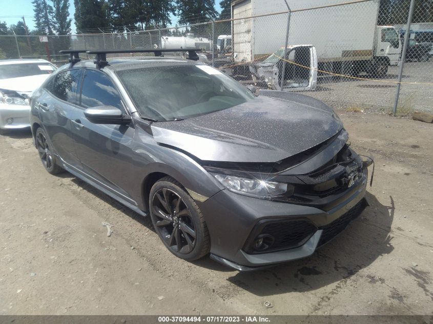 2018 HONDA CIVIC HATCHBACK SPORT - SHHFK7G47JU208884