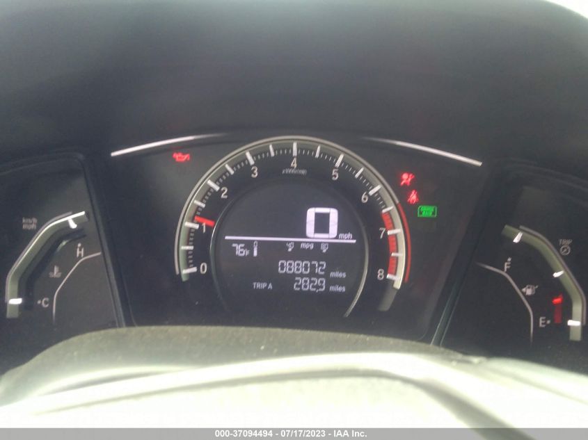 2018 HONDA CIVIC HATCHBACK SPORT - SHHFK7G47JU208884