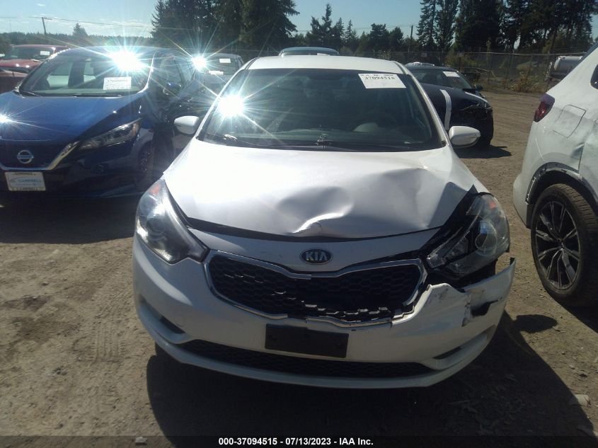 2016 KIA FORTE EX - KNAFX4A83G5450673