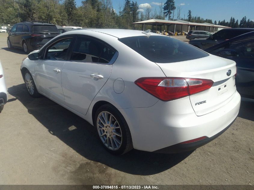 2016 KIA FORTE EX - KNAFX4A83G5450673