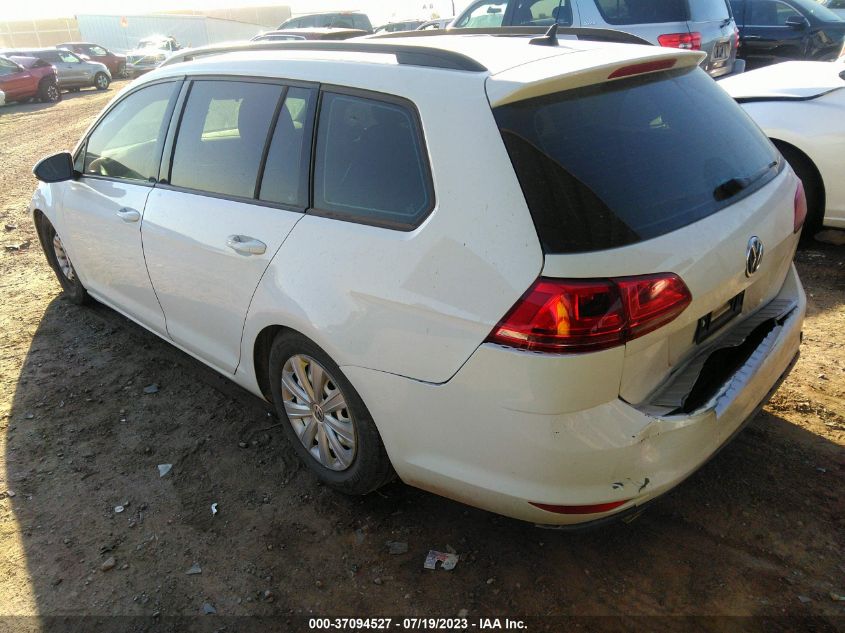 2017 VOLKSWAGEN GOLF SPORTWAGEN S 3VW017AU5HM512463