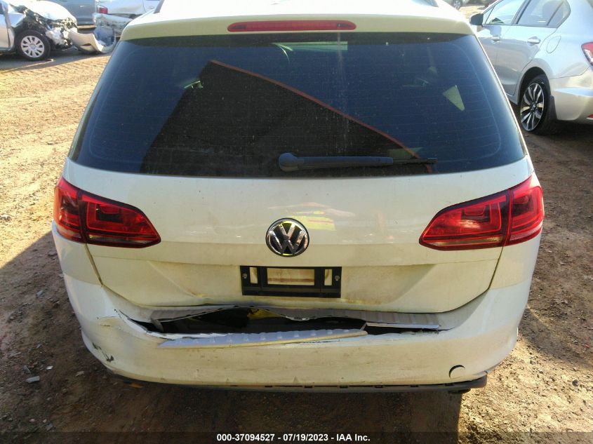 2017 VOLKSWAGEN GOLF SPORTWAGEN S 3VW017AU5HM512463