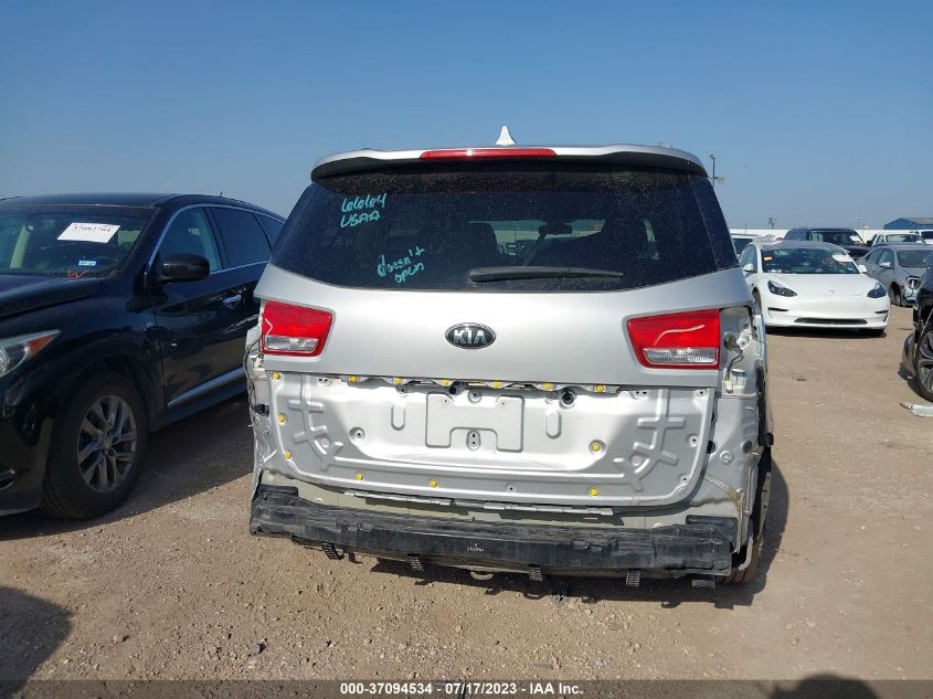 2016 KIA SEDONA - 0000000000LGK1617