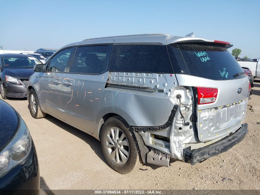 2016 KIA SEDONA - 0000000000LGK1617