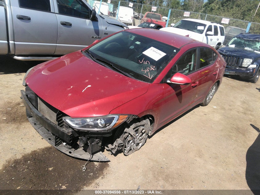 VIN KMHD74LF4HU194102 2017 HYUNDAI ELANTRA SE