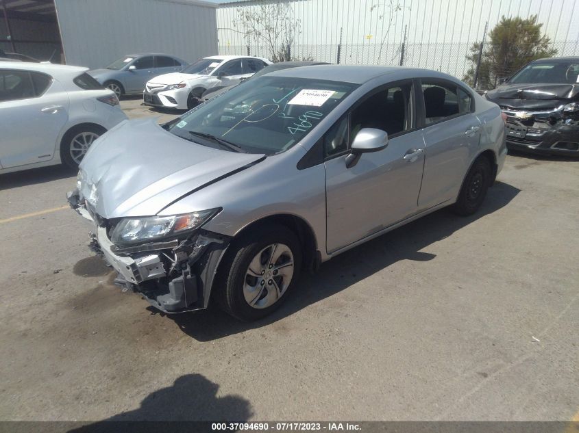 2013 HONDA CIVIC SDN LX - 19XFB2F51DE290622