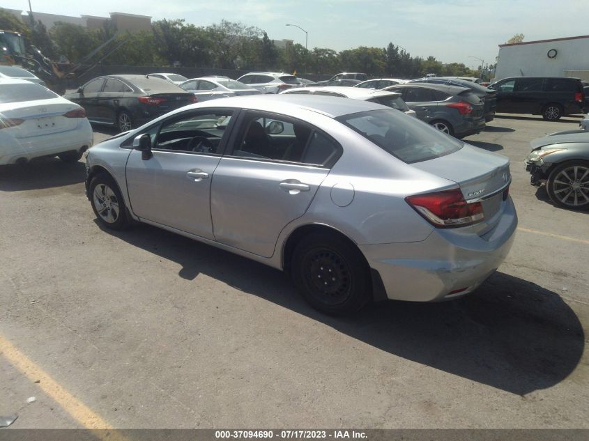 2013 HONDA CIVIC SDN LX - 19XFB2F51DE290622
