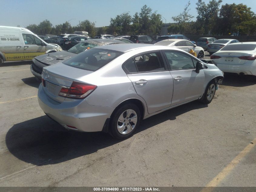 2013 HONDA CIVIC SDN LX - 19XFB2F51DE290622