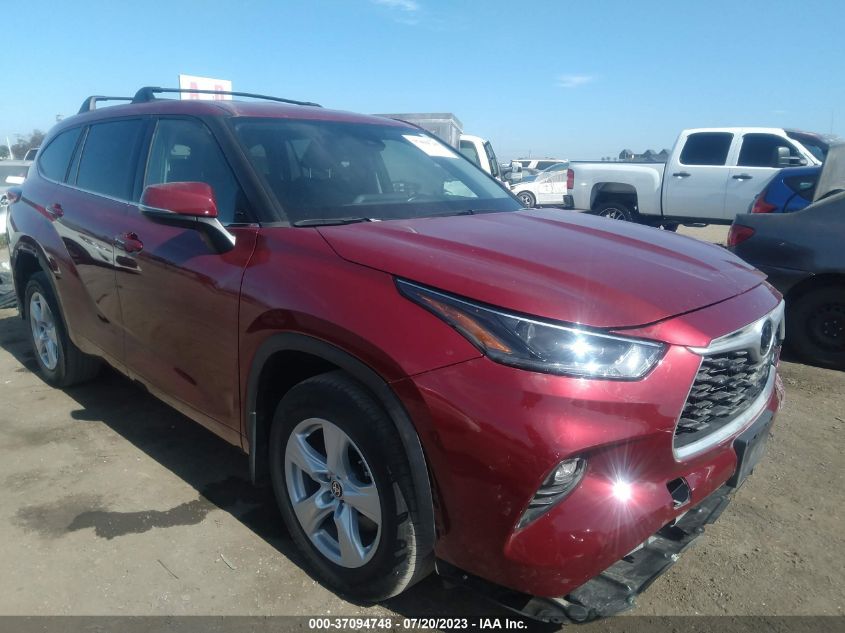 2021 TOYOTA HIGHLANDER L/LE - 5TDZZRAH7MS522746