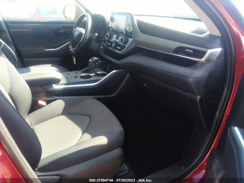 2021 TOYOTA HIGHLANDER L/LE - 5TDZZRAH7MS522746