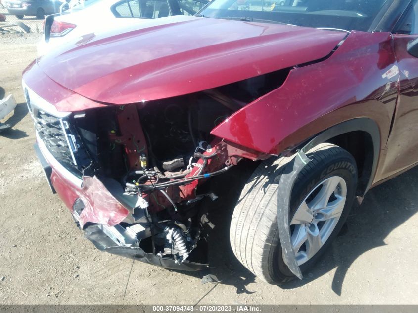 2021 TOYOTA HIGHLANDER L/LE - 5TDZZRAH7MS522746