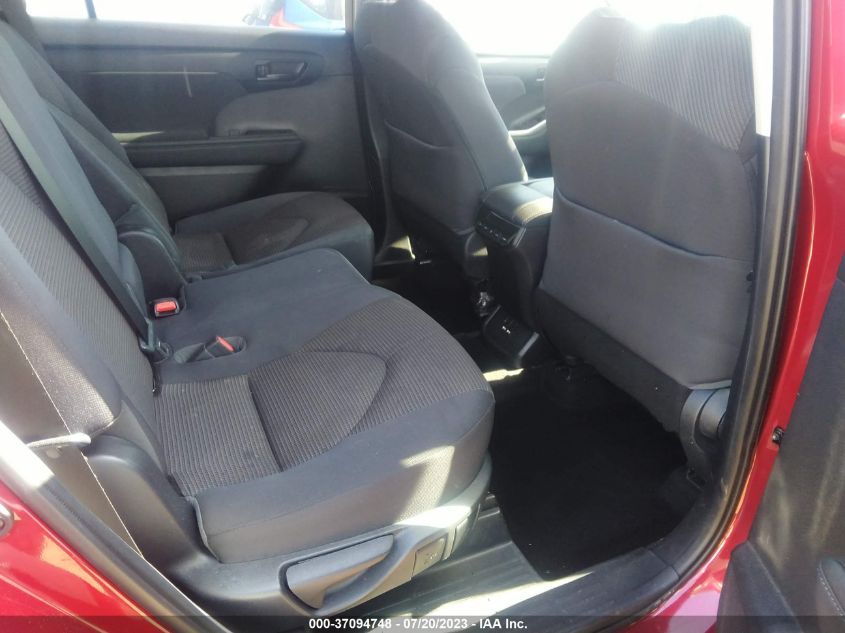 2021 TOYOTA HIGHLANDER L/LE - 5TDZZRAH7MS522746