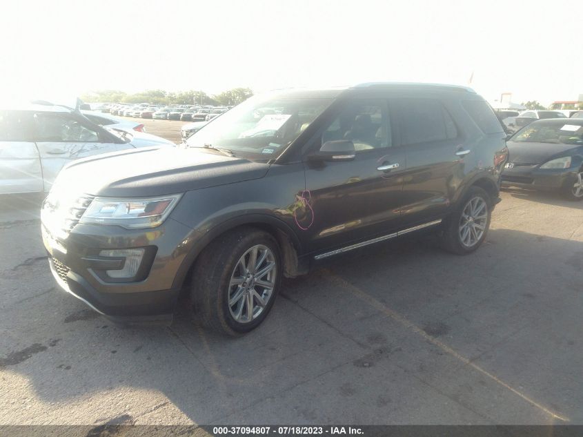 2017 FORD EXPLORER LIMITED - 1FM5K7F80HGC26916