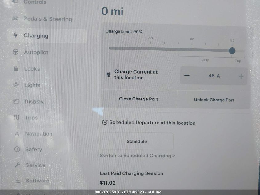 2023 TESLA MODEL Y - 7SAYGDEE5PA124870