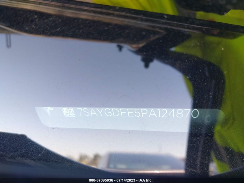 2023 TESLA MODEL Y - 7SAYGDEE5PA124870
