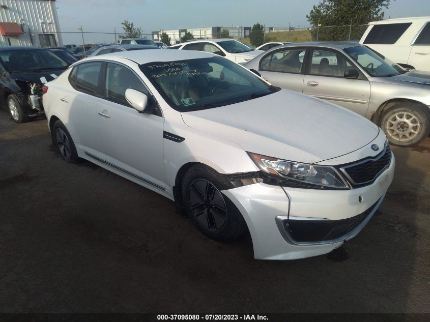 2013 KIA OPTIMA HYBRID LX - KNAGM4ADXD5053533