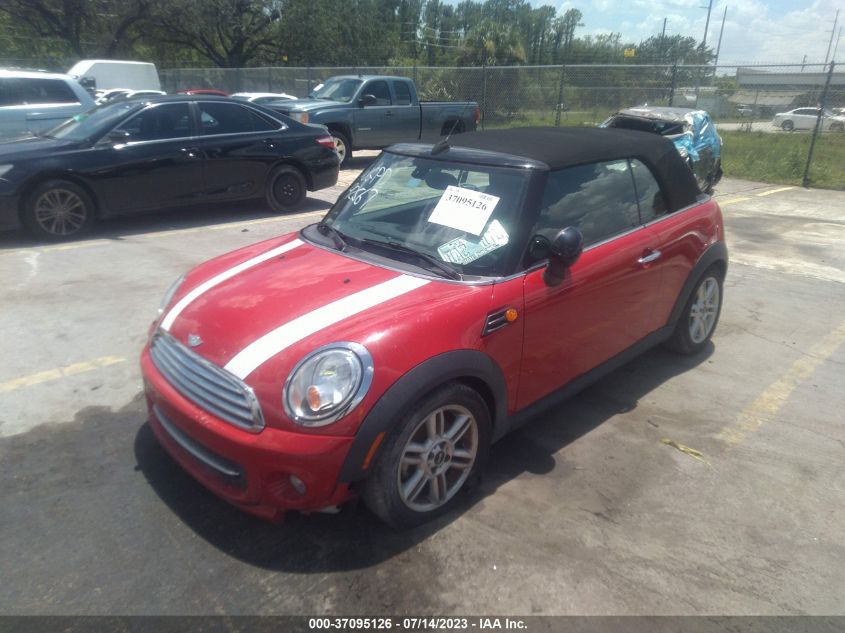 2013 MINI COOPER CONVERTIBLE WMWZN3C57DT568426